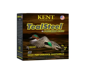 Kent Cartridge KTS203286 TealSteel 20 Gauge 3-inch Steel Shot for Hunting