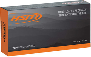 HSM Trophy Gold 7mm Remington Magnum Centerfire Rifle Rounds with Berger VLD Bullets, 160 Grain - 20 Rounds per Box
