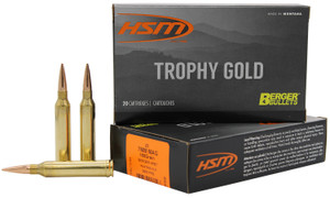 HSM 7MAG168VLD 7mm Remington Hunting Cartridge - 168 Grain Berger VLD Match Bullet