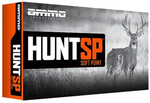 AMMO INCORPORATED Hunt SP Centerfire Rifle Rounds 30-06 Springfield 165 Grain Soft Point (20 Rounds per Box, 10 Boxes per Case)