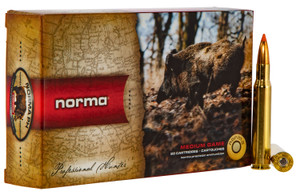 Norma Ammunition 20174342 30-06 Springfield TipStrike Centerfire Rifle Rounds, 170 Grain Polymer Tip - 20 Rounds per Box