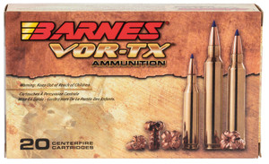 Barnes Bullets BRNS 21569 300 Win Mag Tipped TSX Boat Tail Centerfire Rifle Rounds, 150 Grain, 20 Rounds per Box