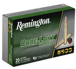 Remington Ammunition Core-Lokt Tipped 7mm-08 Rem Centerfire Rifle Rounds, 140 Grain - Pack of 20