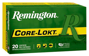 Remington Ammunition Core-Lokt 300 Winchester Magnum 150 Grain Pointed Soft Point Centerfire Rifle Rounds - 20 Rounds per Box