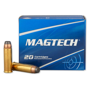 Magtech 454A .454 Casull Centerfire Handgun Rounds - 260 Grain Semi-Jacketed Soft Point Flat