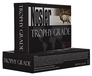 Nosler Trophy Grade 300 Winchester Magnum Centerfire Rifle Ammunition - 200 Grain Nosler Spitzer Partition