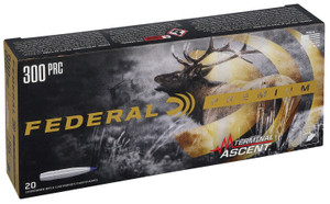 Federal Premium Terminal Ascent Bonded 300 PRC Centerfire Rifle Rounds - 210 Grain, 20 Rounds per Box
