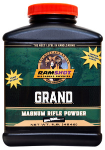 Hodgdon Ramshot Grand Smokeless Rifle Powder, 1 lb, Part Number GRAND1
