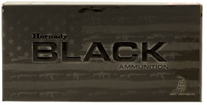 Hornady Black 5.56x45mm NATO 62 Grain FMJ Centerfire Rifle Rounds (20 Rounds per Box, 10 Boxes per Case)
