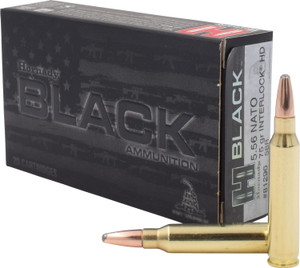Hornady Black 5.56x45mm NATO InterLock Heavy Duty Centerfire Rifle Rounds (Part #81296)