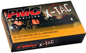 PMC 556K M855 5.56 NATO Light Armor Piercing Rifle Ammunition, 62 Grains, 20 Rounds per Box