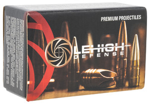 Lehigh Defense 04458380SP .458 Caliber 380 Grain Wide Flat Nose Copper Reloading Bullets