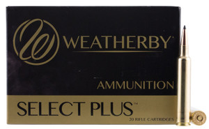 Weatherby Select Plus Centerfire Rifle Rounds 6.5-300 WBY Mag - Swift Scirocco II, 130 gr - 20 Rounds Box
