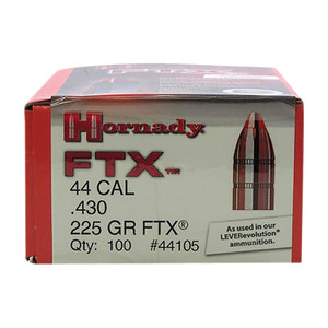 Hornady 44105 FTX .430 Caliber 225 Grain Flex Tip Expanding Bullets, 100 Count