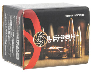 Lehigh Defense 05264110CUSP .264 Caliber 110 Grain Controlled Chaos Lead-Free Reloading Bullets, 50 Count