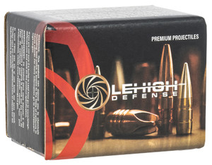 Lehigh Defense 05224055CUSP .224 Caliber 55 Grain Controlled Chaos Lead-Free Reloading Bullets, 50 Count