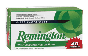 Remington Ammunition UMC .308 Winchester 150 Grain Full Metal Jacket Centerfire Rifle Rounds - 40 Rounds per Box
