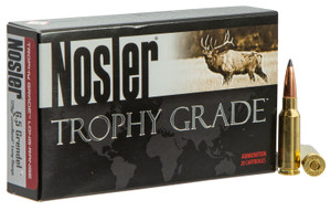 Nosler Trophy Grade Long-Range 6.5 Grendel Ammunition - 129 Grain AccuBond LR, 20 Rounds per Box