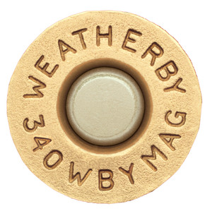 Weatherby BRASS340 .340 Weatherby Magnum Unprimed Brass Cases, 20 Count