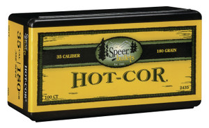 Speer Ammo 2435 Hot-Cor .358 Caliber 180 Grain Spitzer Soft Point Bullets, 100 Count