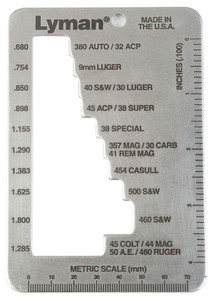 Lyman 7832217 E-Zee Case Length Gage II for Pistol, Revolver and Rifle Cases