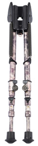 Harris 1A225CCAMO 1A2 Series Swivel Stud Bipod with Rubber Feet