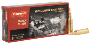 Norma Ammunition 10166462 6.5 PRC Hollow Point Boat Tail Rifle Ammo - 143 Grain for Long Range Shooting