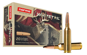 Norma Ammunition 20166592 6.5 PRC 140 Grain Pointed Soft Point Hunting Rounds