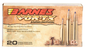 Barnes Bullets BB308W3 130 Grain Tipped TSX Boat Tail Centerfire Rifle Rounds for Hunting