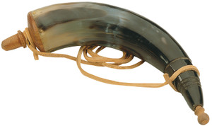 Traditions A1252 Authentic Powder Horn with Sling