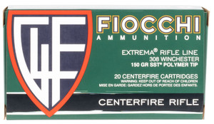 Fiocchi 308HSA 150 Grain Super Shock Tip Centerfire Rifle Rounds - Hunting Ammunition
