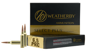 Weatherby R65PRC156EH 6.5 PRC Centerfire Rifle Ammo with Berger Elite Hunter Bullet