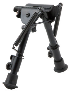 Harris 1A2-BR Series 1A2 Adjustable Bipod with Rubber Feet