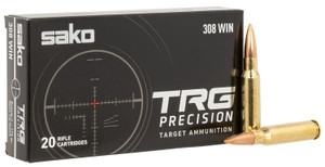SAKO JAS-TRG308W/175B .308 Winchester 175-Grain Precision Target Rifle Rounds
