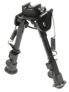 UTG TL-BP78 Tactical OP Bipod with Rubber Feet and Sling Stud/Picatinny Mount
