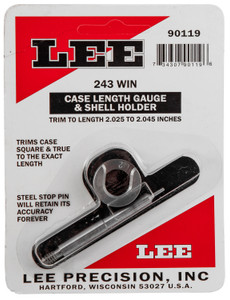 Lee 90119 .243 Winchester Case Length Gauge with Shell Holder
