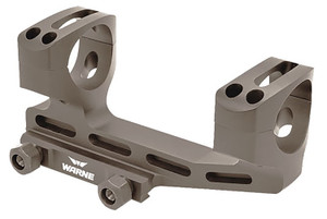 Warne SHXSKEL30DE X-SKEL 1.9-Inch Super High 30mm MSR Cantilever Scope Mount, Dark Earth