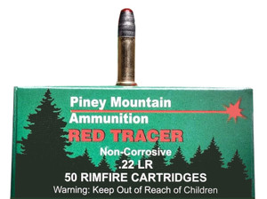 EAA SUPERNOVA PMSN22LRR 22 Long Rifle Lead Round Nose Tracer Ammunition, 40 Grain, Red, 50 Rounds