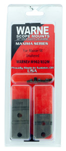Warne Maxima M902832M Matte Steel Weaver-Style Scope Base Set for Browning Rifles