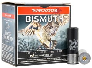 Winchester Ammo SWB1231 12-Gauge 3-Inch Bismuth Shotshells with Buffered Shot for Hunting