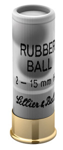 Sellier & Bellot 12 Gauge Rubber Ball Ammunition SB12RBB for Home Defense, 25 Rounds