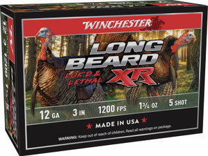 Winchester Ammo STLB1235N 12 Gauge 3-Inch #5 Longbeard XR Shotshell Steel Loads