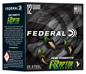 Federal RRS1384 12 Gauge 3" Steel Shotshells with Raptor Series Choke