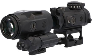 Sig Sauer Electro-Optics ROMEO-MSR GEN II and JULIET3 Micro 1x/3x Red Dot Combo Kit SORJMSR101