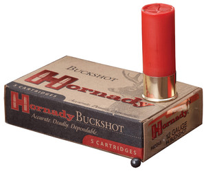 Hornady Varmint Express 12 Gauge 4 Buckshot – 10 Rounds per Box