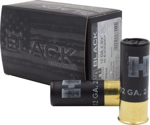 Hornady Black 12 Gauge 00 Buckshot Ammunition - 2.75 inch, 1600 fps, 10 rounds per box