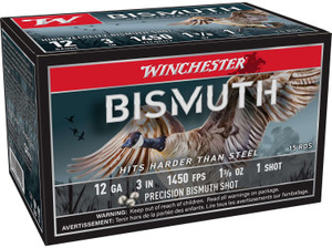 Winchester Ammo SWB1231XV 12 Gauge 3-Inch Shotshells – 1 3/8 oz Lead Loads, Size 1 Shot, 15 Rounds per Box