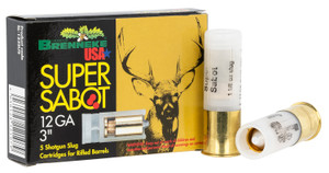 Brenneke Super Sabot 12 Gauge 3-inch Slug - 1 1/8 oz, Muzzle Velocity 1526 fps