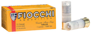 Fiocchi 12 Gauge Aero Rifle Slug - 1 oz Rifled Slug for Home Defense, Part Number 12FLRSLU