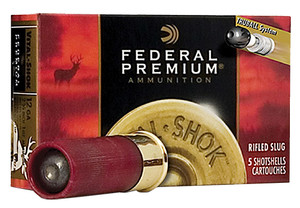 Federal Premium PB131RS 12 Gauge Rifled Slug - 3 Inch, 1 Ounce, 1700 fps for Hunting